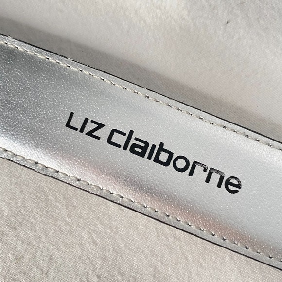 Liz Claiborne Womens Belt Size Medium Black Genuine Snake Skin - Picture 7 of 15